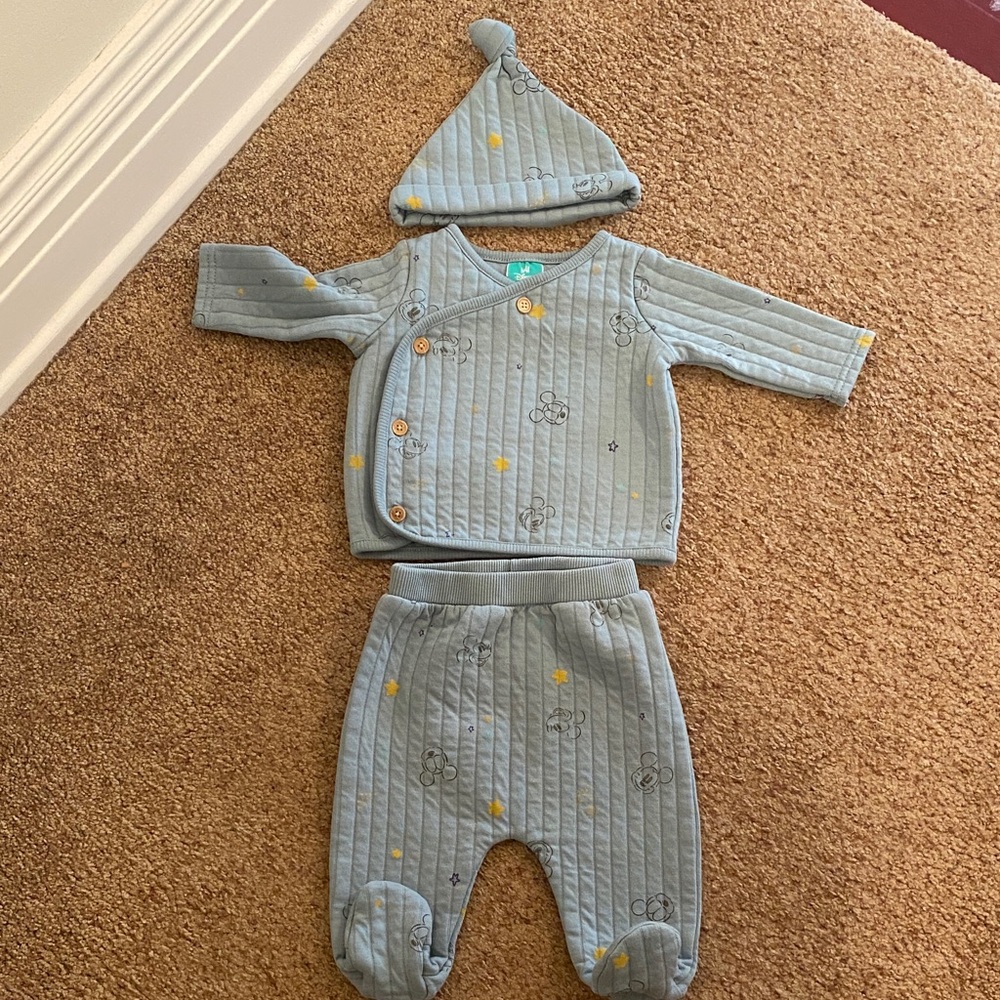 Disney Baby Quilted Outfit